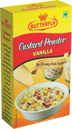 Butterfly Custard  Powder 200g (Weight - 200g) by Butterfly Dessert Mixes and Bakery Needs.
