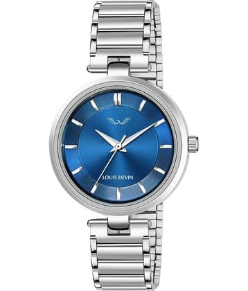 LOUIS DEVIN Silver Metal Analog Womens Watch