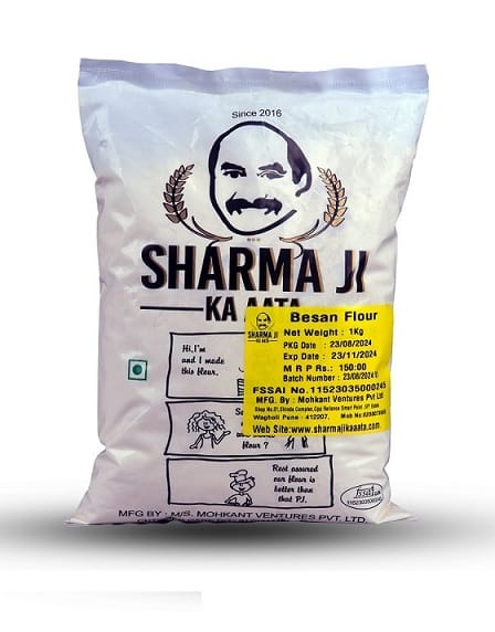 Sharma Ji Ka Aata - Besan Flour (Chana Dal) 1 Kg