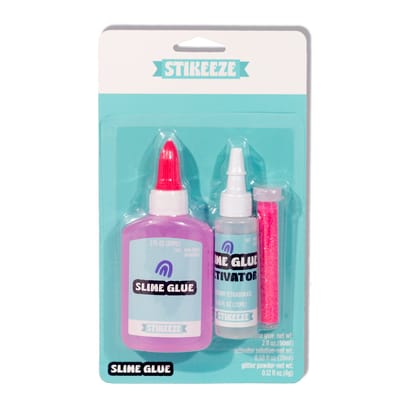 Stikeeze Make-it-Slime | Glitter Pink