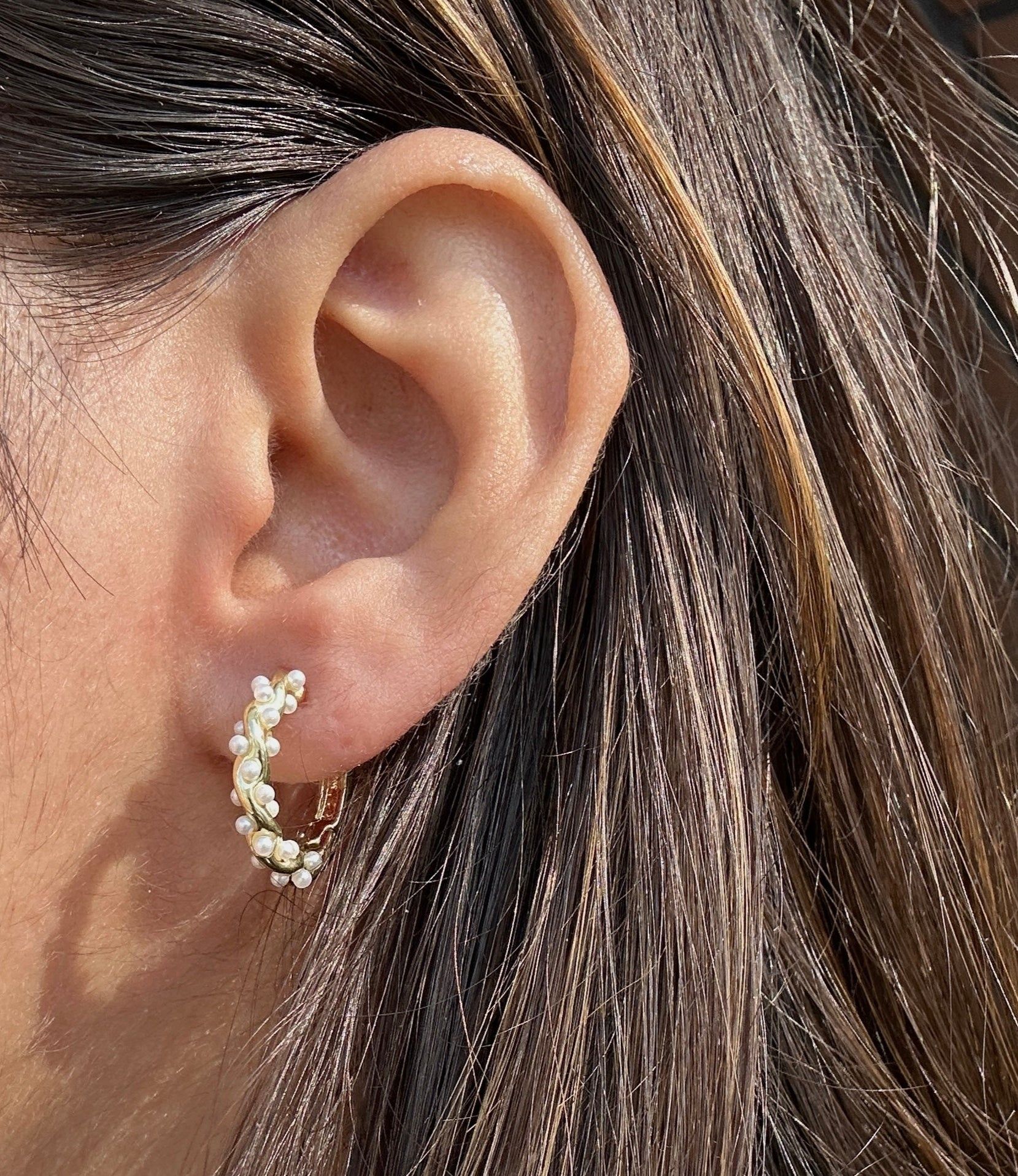 Keley 18k Gold Plated Hoop earrings
