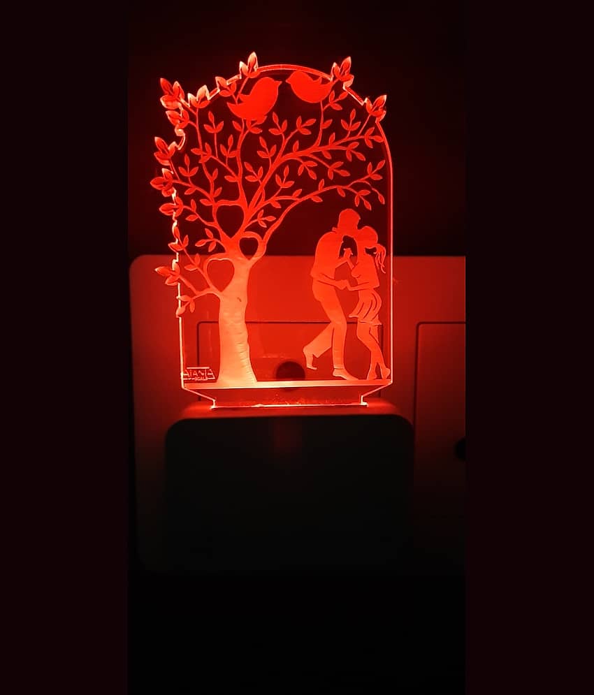 SUPER AJANTA - Multicolor Night Lamp ( Pack of 1 )
