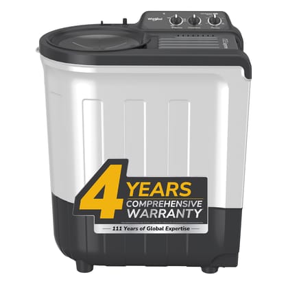 Whirlpool 6.5 Kg 5 Star Ace Supreme Semi-Automatic Top Loading Washing Machine (ACE SUPREME RYL SRS 6.5 GREY, 4 Year Comprehensive Warranty, 1400 RPM Motor, 5 Year Motor Warranty) GREY