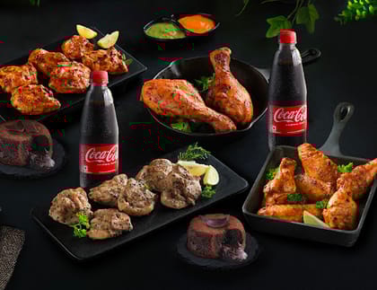 Any 4 Boxes Of Bhatti Chicken [2 Cokes & 2 Choco Lava Cakes FREE]