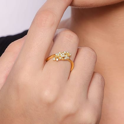 92.5 silver zircon ring