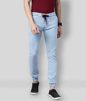 Urbano Fashion - Light Blue Cotton Blend Slim Fit Men's Jeans ( Pack of 1 )