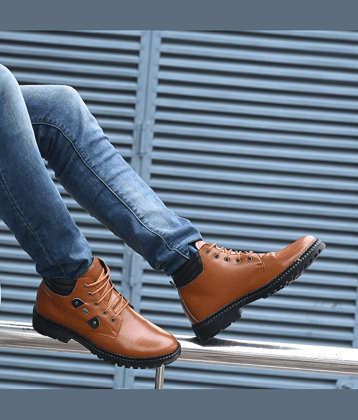 STALAG Black Men's Casual Boots