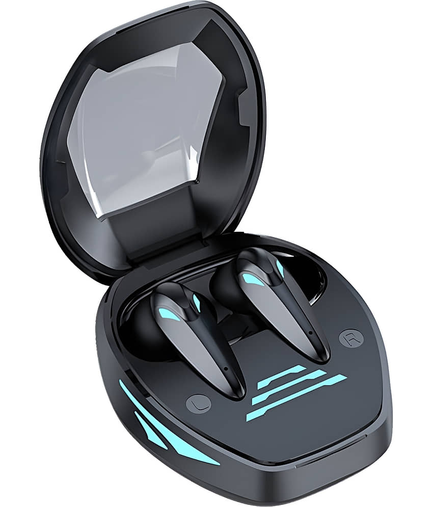 COREGENIX ALIEN 09 Bluetooth True Wireless (TWS) In Ear 35 Hours Playback Low Latency,Powerfull bass IPX4(Splash & Sweat Proof) Black