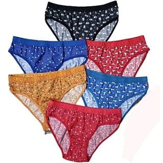 Supermood Pack Of 6 Women Hipster Multicolor Panty