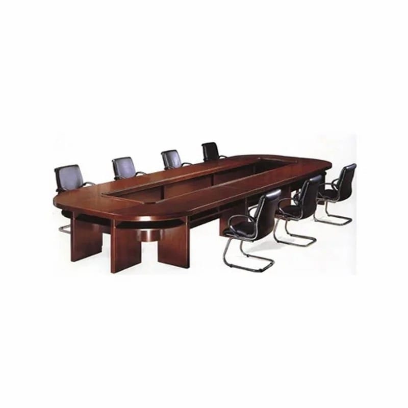 Rectangular 10 Seater Wooden Conference Table