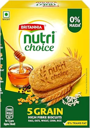 Britannia NutriChoice 5 Grain Digestive Biscuits 200g