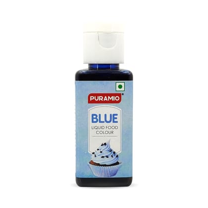 Puramio Liquid Food Colour- Blue, 50 ml