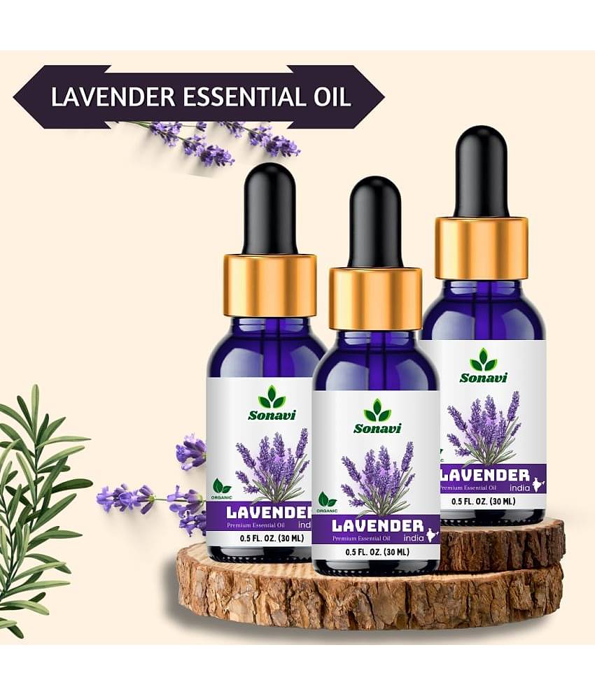 Sonavi Lavender Essential Oil 90 mL ( Pack of 3 )