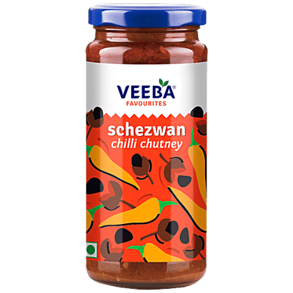 VEEBA Schezwan Chilli Chutney, 250 g 1 VEEBA Schezwan Chilli Chutney, 250 g 1