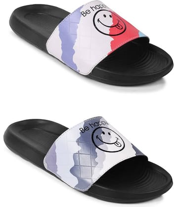 PERY PAO Black Men's Slide Flip Flop