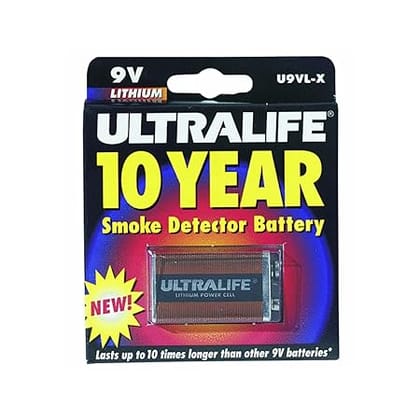 ULTRALIFE LITHIUM Smoke Alarm Battery