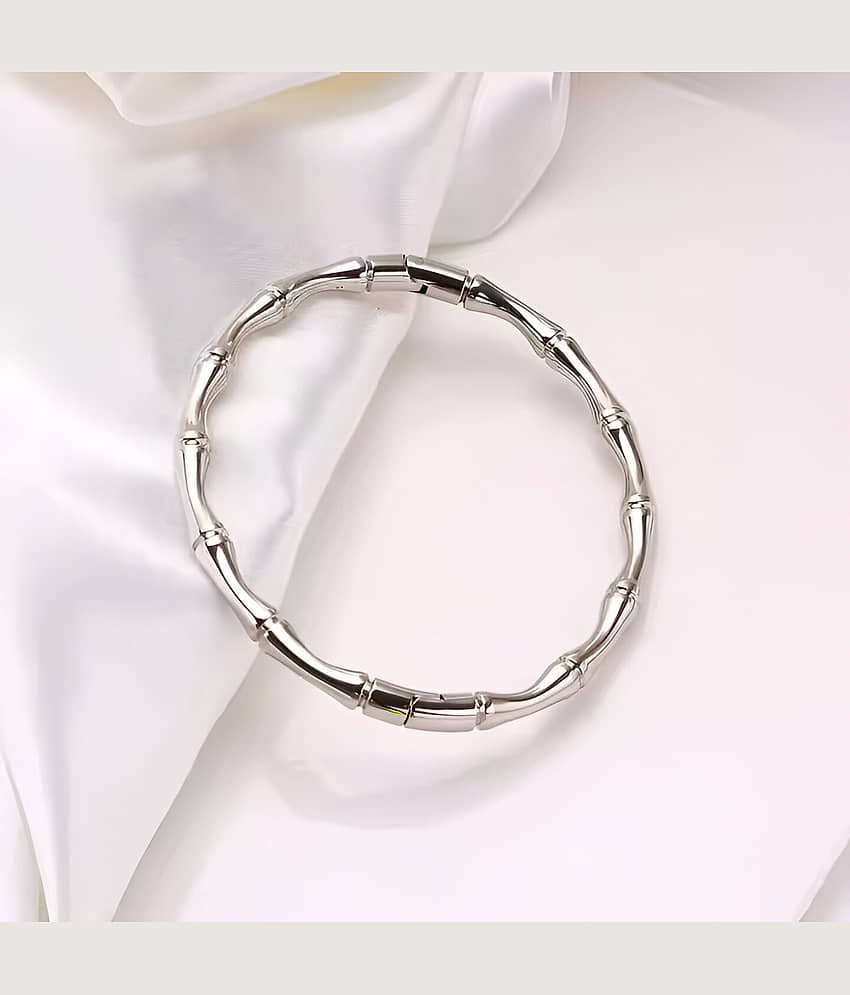 FASHION FRILL Silver Bracelet ( Pack of 1 )