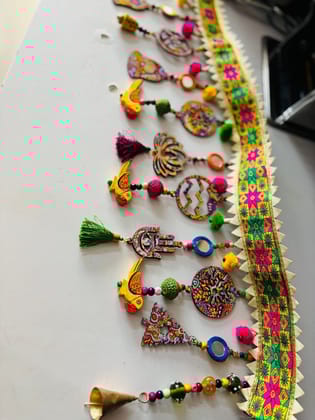 Vibrance of Tradition: Handcrafted Sustainable Toran by Khyatiworks