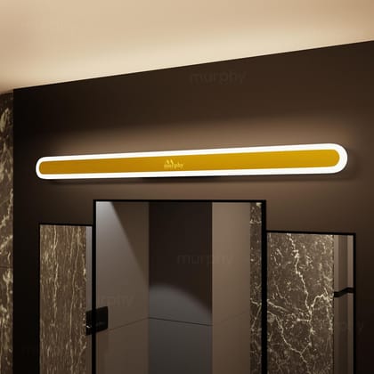 Murphy LumaLine TrioGlow 15W Premium LED Mirror Wall Bathroom Light - with 3-in-1 Colour Cool White/Warm White/Natural White Linear Bar-CW+WW+NW / Pack of 1