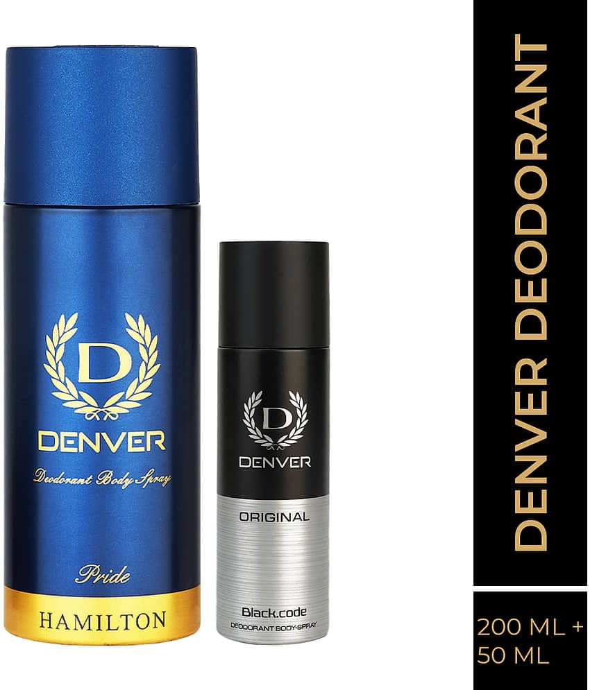 Denver Pride , Blackcode Nano Deodorant Spray for Men 250 ml ( Pack of 2 )