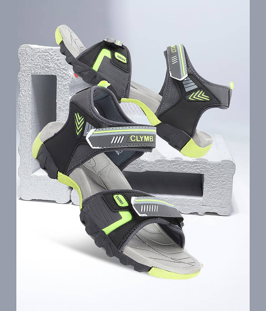 Clymb - Green Men's Sandals