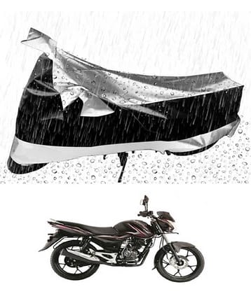 RONISH Bike Body Cover for Bajaj Discover 125 DTS-i ( Pack of 1 ) , Silver