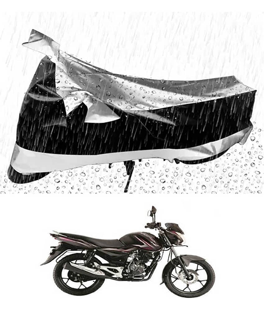 RONISH Bike Body Cover for Bajaj Discover 125 DTS-i ( Pack of 1 ) , Silver