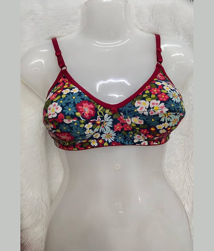 love girl Pack of 3 Lycra Non Padded Everyday Bra For Women ( Multicolor3 )