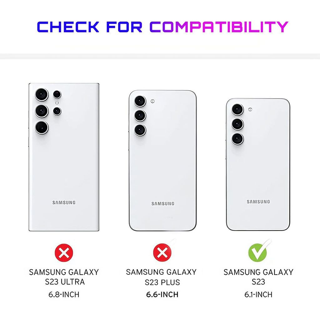 LIRAMARK Liquid Silicone Soft Back Cover Case for Samsung Galaxy S23 5G