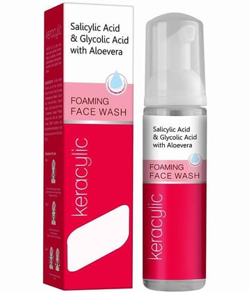 Leeford Keracylic Foaming Face Wash - Deep Cleansing with aloevera, 60ml