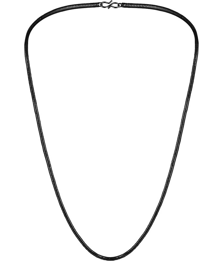 Style Wind Silver Plated Stainless Steel Chain ( Pack of 1 )