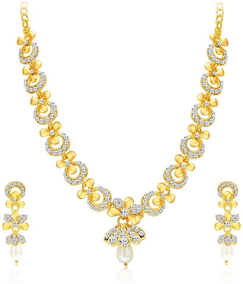 Sukkhi - Gold Alloy Necklace Set ( Pack of 1 )