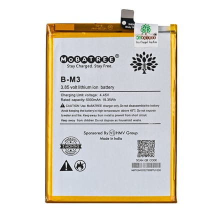 Mobatree BM3 Original Mobile Battery for Vivo Y50, Y30, Y30i 5000 mAh (6 months Guarantee)