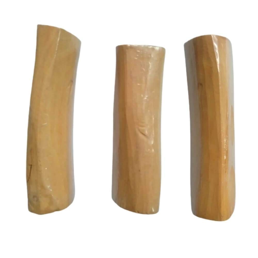 MAYAPURI Sandalwood Stick/Natural Chandan Stick for Pooja/Face, Wooden Color (Pack of 3)
