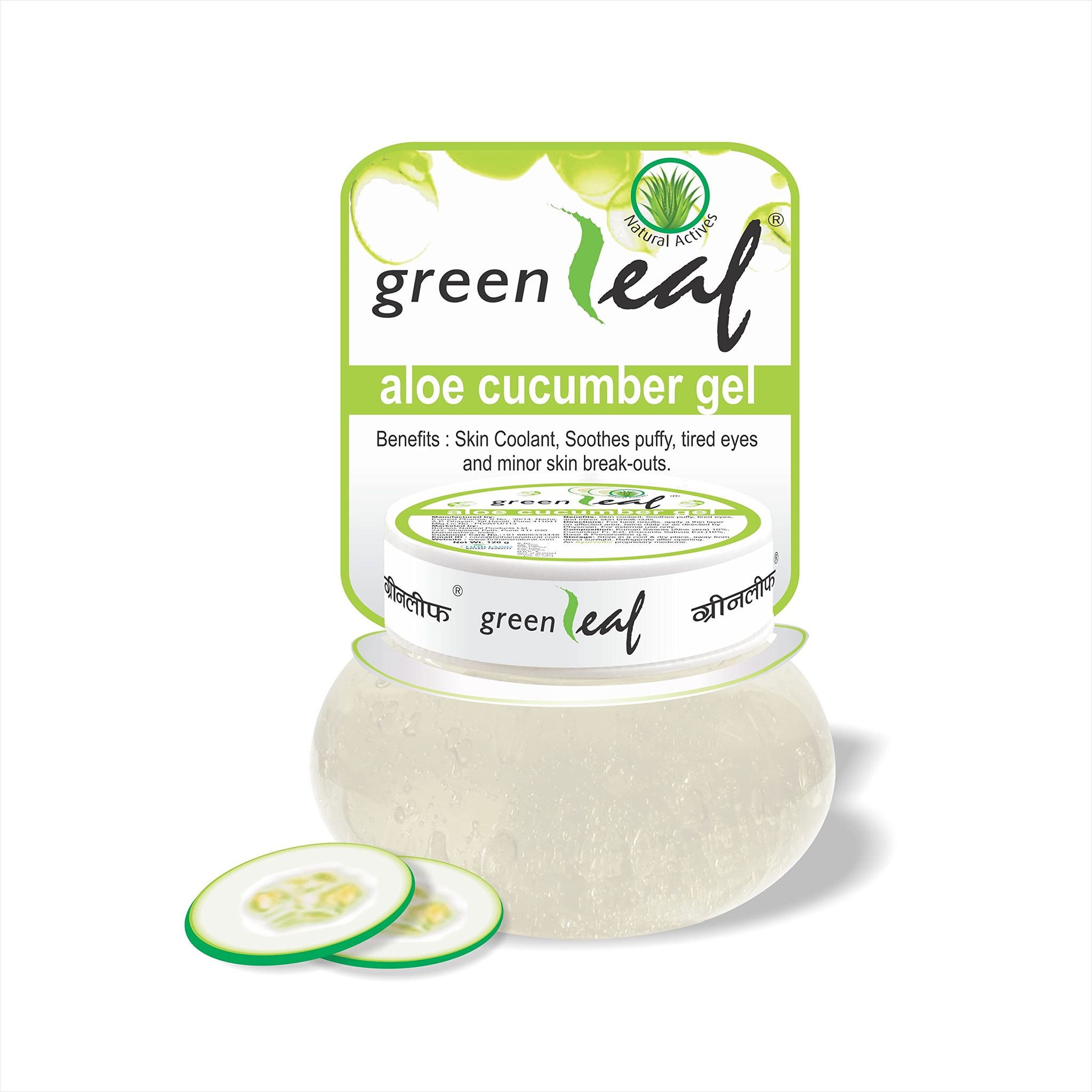 Green Leaf Aloe Cucumber Gel 120 Gms