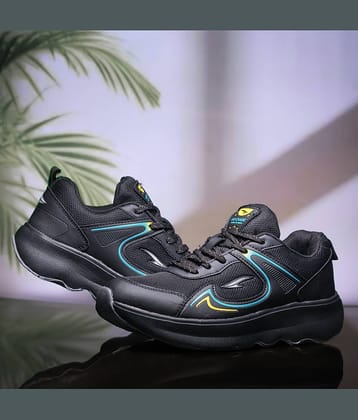 ASIAN BOSS-15 Black Men's Sports Running Shoes