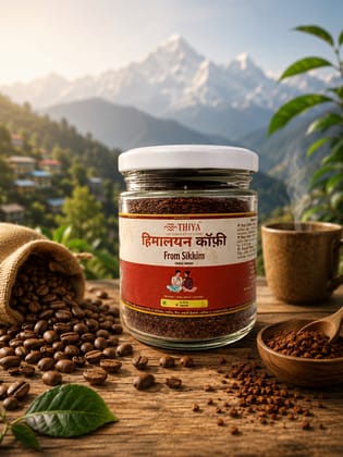 Thiya Himalayan Sikkim Coffee | Sikkim's Finest | Arabica Coffee | Medium Grind Thiya Himalayan Sikkim Coffee | Sikkim's Finest | Arabica Coffee | Medium Grind
