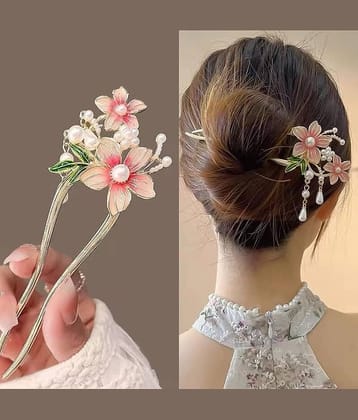 Blubby Multi Women's Hair Sticks ( Pack of 1 )