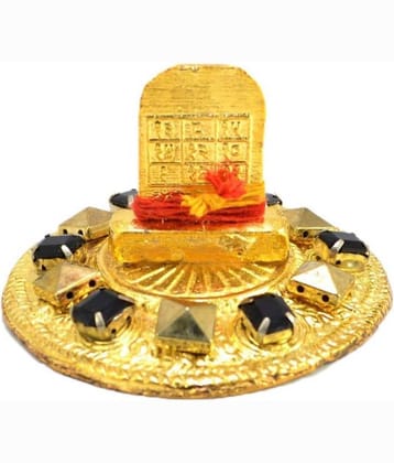 Rudra Divine Shri Rahu Yantr Yantram Brass Gold Plated Rahu Yantra