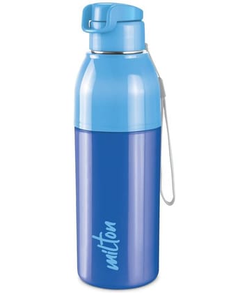 Milton - STEEL CONVEY 600,BLU Blue School Water Bottle 520 mL ( Set of 1 )