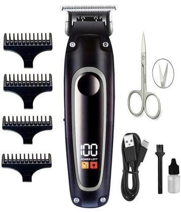 geemy DIGITAL Display Multicolor Cordless Beard Trimmer With 60 minutes Runtime