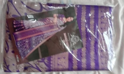 R S Fashions Blue Silk Saree