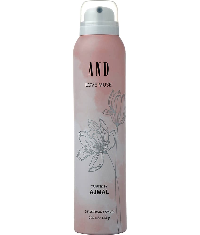 AND Love Muse Deodorant 200ml Body Spray Gift For Women Longlasting Crafted by Ajmal Pack of 1
