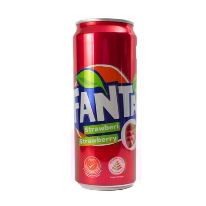 Fanta Sparkling Soft Drink - Strawberry, Refreshing, 320 Ml