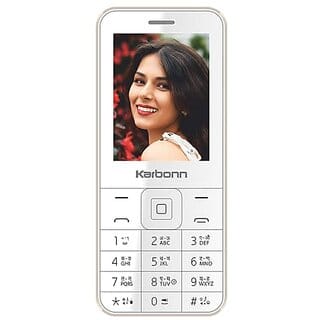 Karbonn  ( Dual Sim, 2.4 Inch Display, 1400 mAh Battery, Radiant Gold)
