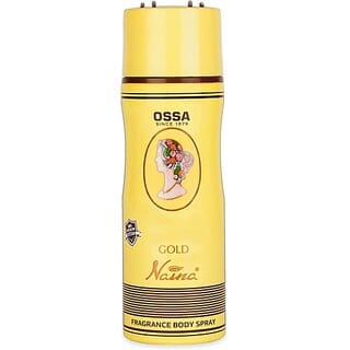 OSSA Gold Naina Unisex Body Spray With Musky And Ambery Notes Long Lasting (200 ml)