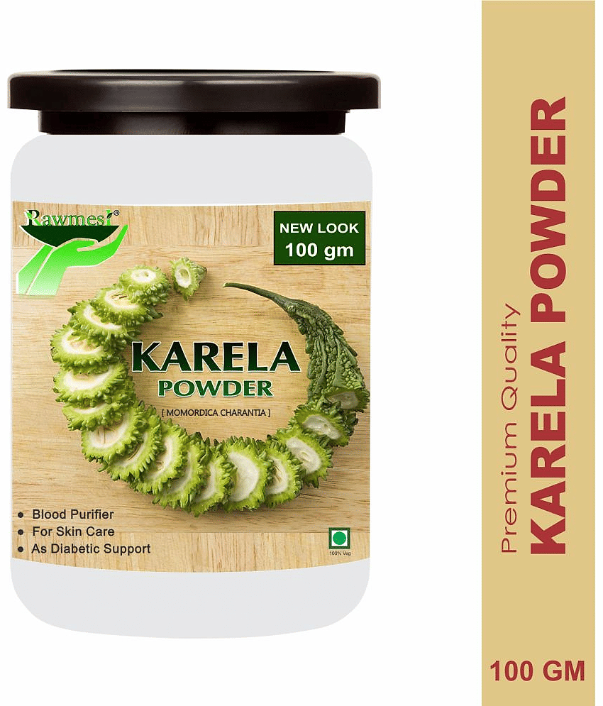 Rawmest 100%Karela ( Bitter Gourd) For Skin Care Powder 100 Gm Pack of 1