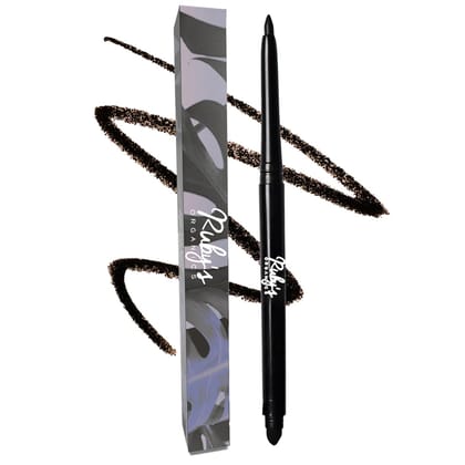 RUBY's ORGANICS Kohl Eyeliner- Black, Kajal with In-Built Smudger for Smokey-Eye, Extra Smooth & Blendable, Long-Wearing Matte Finish, Organic Eye Makeup, Cruelty-Free & Vegan, 0.35 Gm,Pencil RUBY's ORGANICS Kohl Eyeliner- Black, Kajal with In-Built Smud