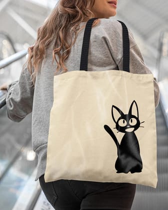 Black Cat Tote Bag