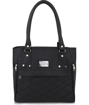 The monaina crapt Shoulder Bag PU Set of 1 ( Black )